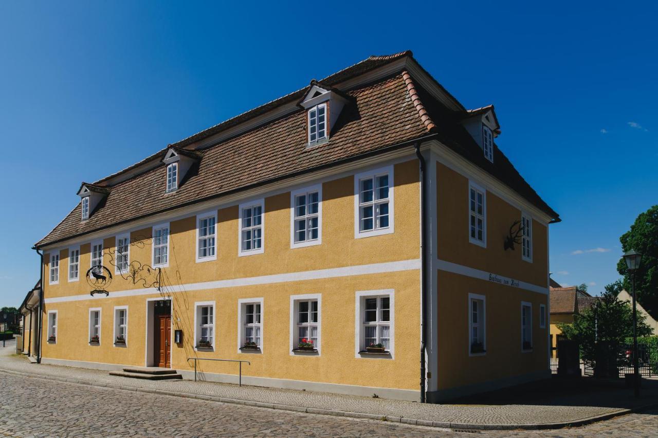Gasthof Zum Hirsch Hotel Drehna Eksteriør billede